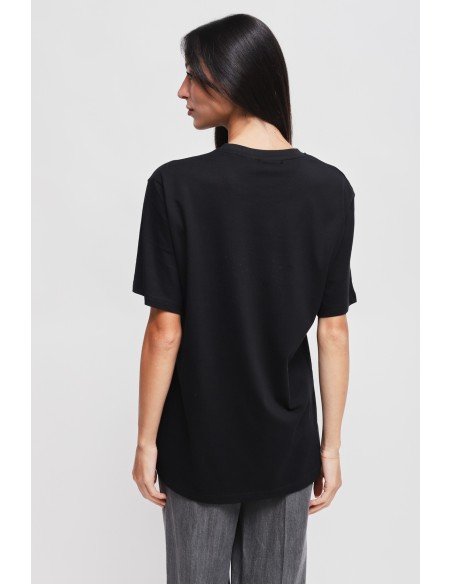 Katoenen T-shirt met berenprint Maryley