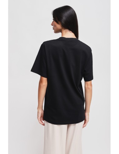 Casual-chic T-shirt van katoen met Maryley-print