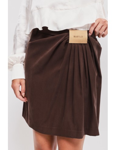 Minirok van viscose met Maryley-logo