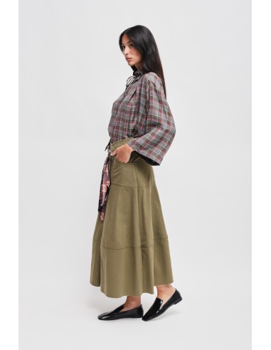 Katoenen rok met ceintuur Maryley