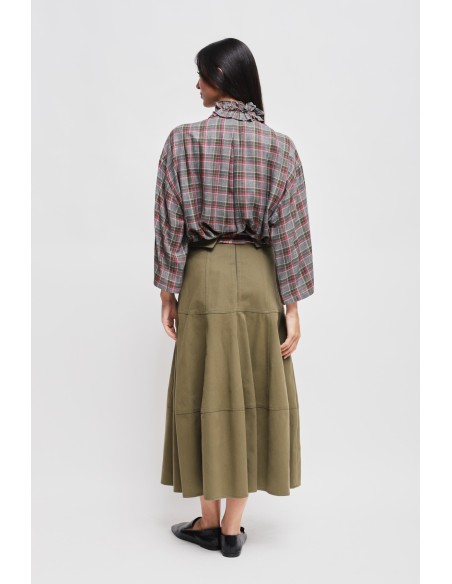 Katoenen rok met ceintuur Maryley