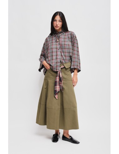 Katoenen rok met ceintuur Maryley