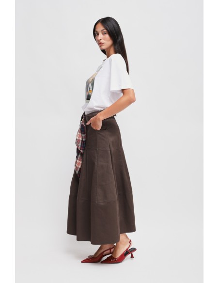 Katoenen rok met ceintuur Maryley