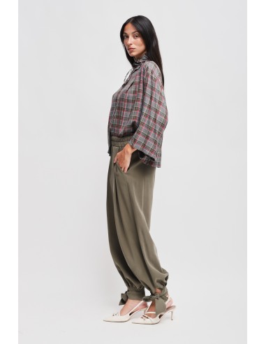Viscose broek met strik onderaan Maryley