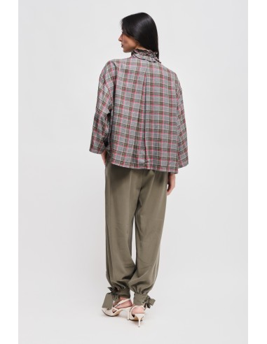Viscose broek met strik onderaan Maryley