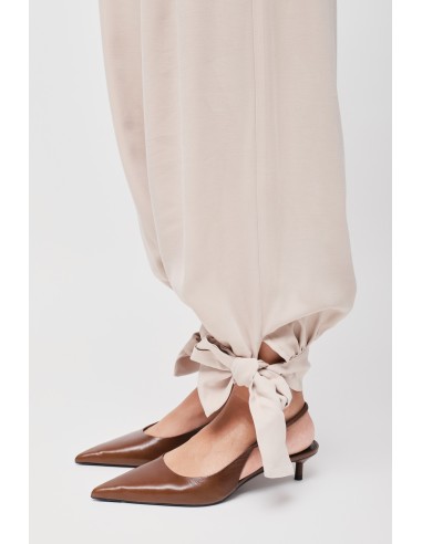 Viscose broek met strik onderaan Maryley