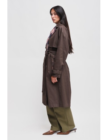 Maryley-katoenen trenchcoat
