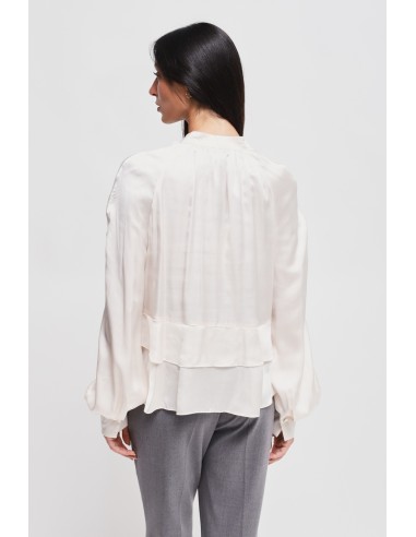 Maryley-blouse van viscose met ruches