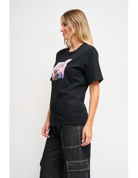 Casual-chic T-shirt met print van Maryley