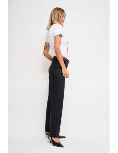 Palazzo-broek met dubbele tailleband Maryley