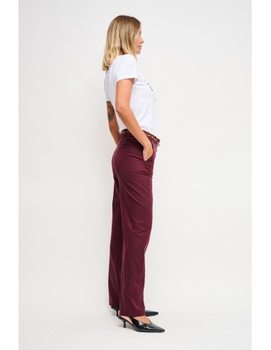 Palazzo-broek met dubbele tailleband Maryley