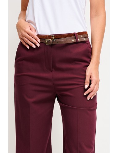Palazzo-broek met dubbele tailleband Maryley