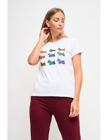 Casual katoenen T-shirt met Maryley-print
