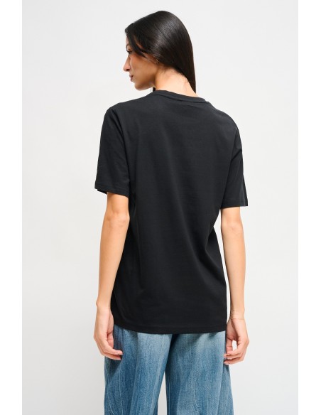 Casual-chic T-shirt met print van Maryley