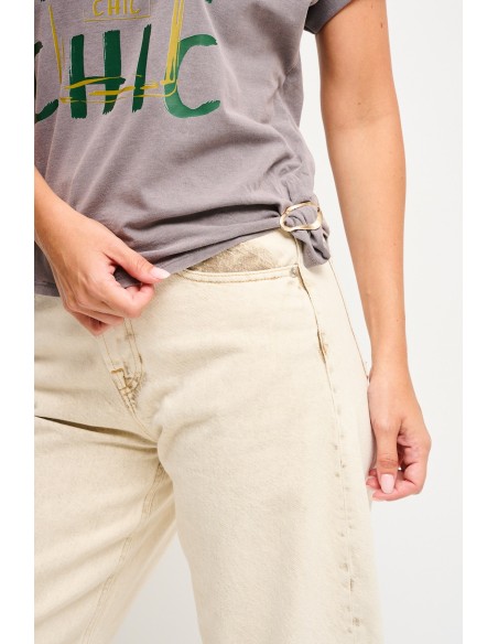 Casual-chic T-shirt met print van Maryley
