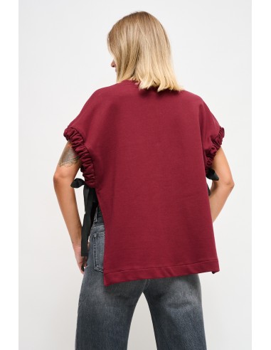 Mouwloze sweater met strikken aan de zijkanten Maryley