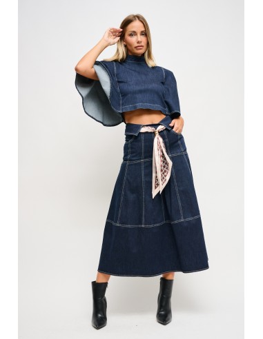 Denimrok met ceintuur Maryley