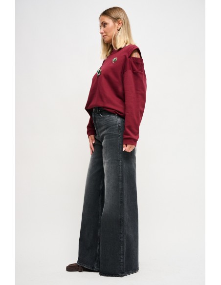 Los Angeles wide-leg flare-jeans Maryley