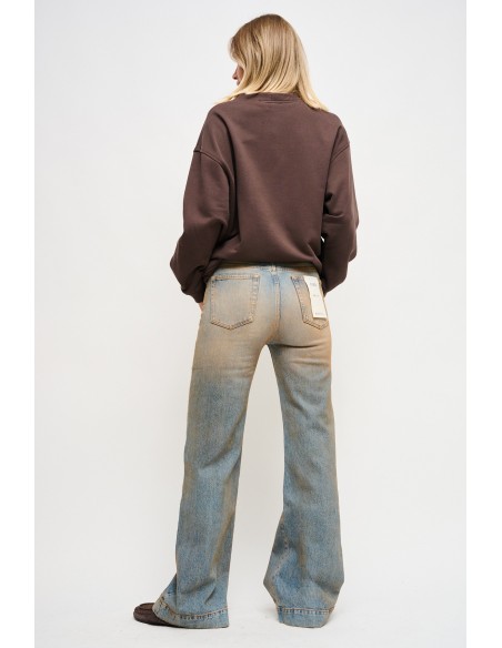 Jeans Atlanta met wijde pijpen, model Maryley