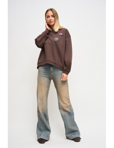 Jeans Atlanta met wijde pijpen, model Maryley
