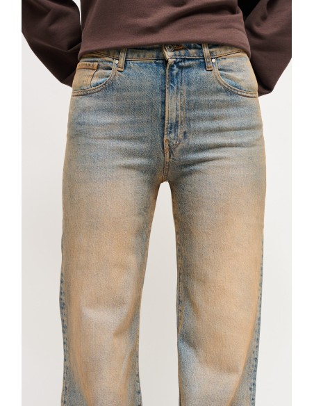 Jeans Atlanta met wijde pijpen, model Maryley