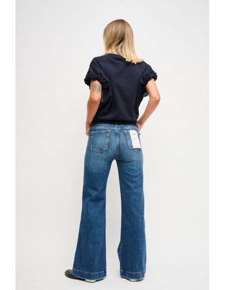 Jeans Atlanta met wijde pijpen, model Maryley