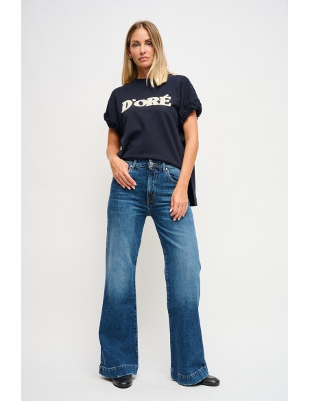 Jeans Atlanta met wijde pijpen, model Maryley