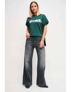 Jeans Atlanta met wijde pijpen, model Maryley