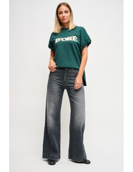 Jeans Atlanta met wijde pijpen, model Maryley