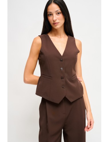 Maryley gilet- en palazzobroekpak