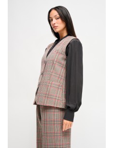 Geruit gilet Maryley 2