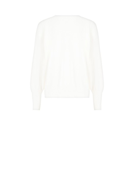 Oversized trui met juweelknopen aan de manchetten Rinascimento