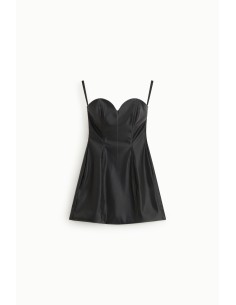 Korte jurk met bustier en dunne schouderbandjes van Dixie