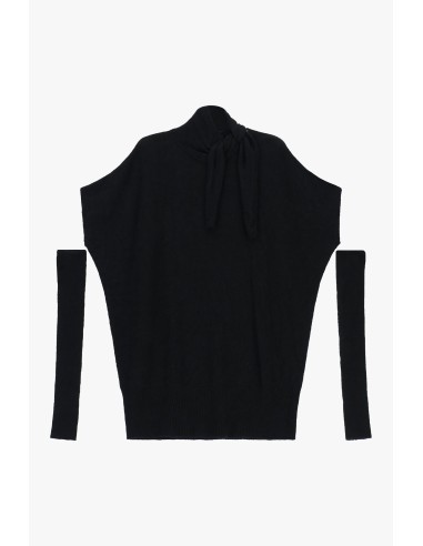 Korte jurk met hoge hals en korte mouwen Dixie