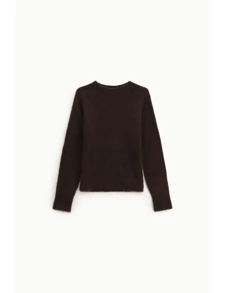 Dixie regular fit trui met ronde hals en lange mouwen