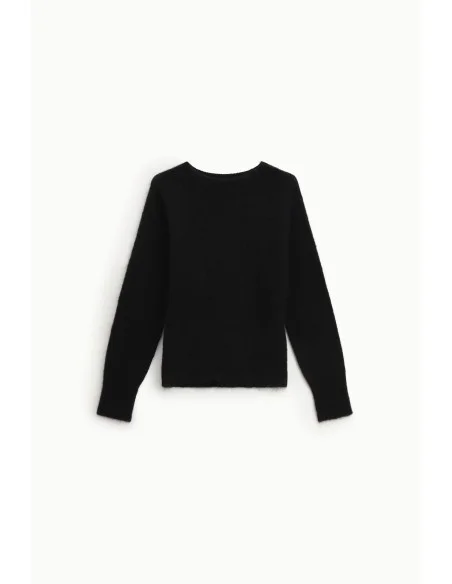 Dixie regular fit trui met ronde hals en lange mouwen
