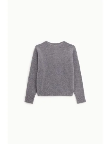 Dixie regular fit trui met ronde hals en lange mouwen