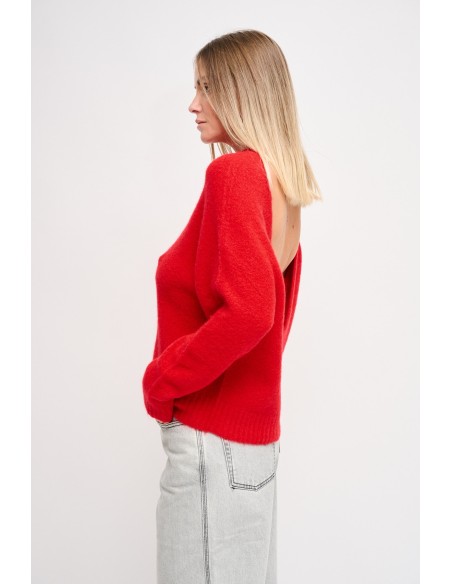 Maryley-top met open rug