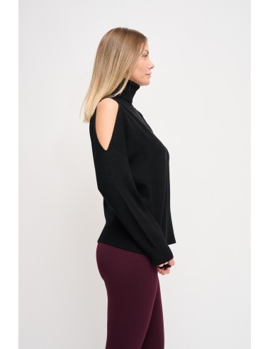 Trui met hoge kraag en cut-outdetails Maryley