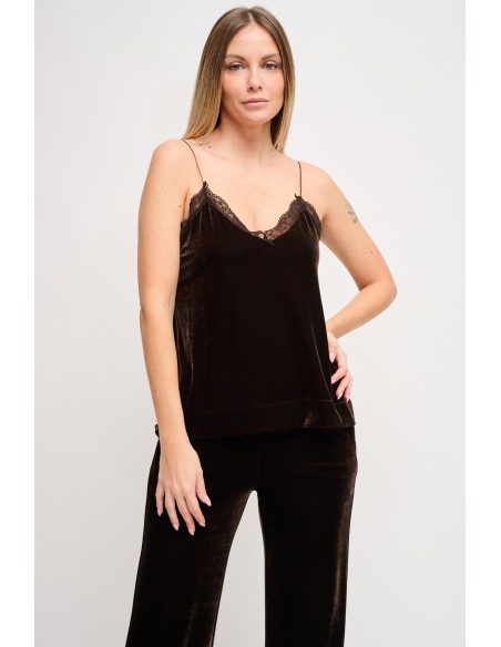 Maryley fluwelen top