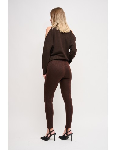 Lurexbroek met beenwarmers Maryley