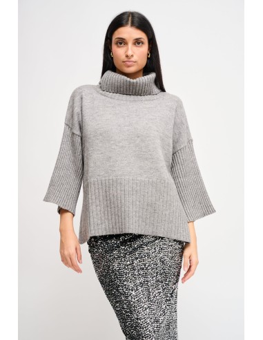 Oversized coltrui met 3/4-mouwen van Maryley