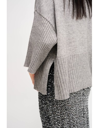 Oversized coltrui met 3/4-mouwen van Maryley