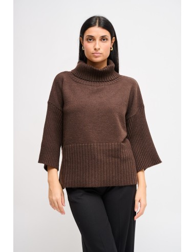 Oversized coltrui met 3/4-mouwen van Maryley