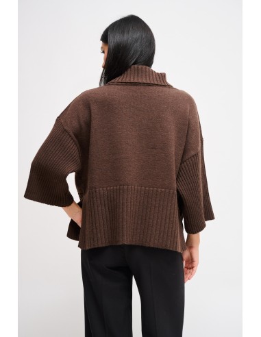 Oversized coltrui met 3/4-mouwen van Maryley