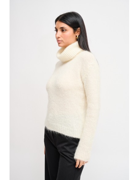 Cropped coltrui van mohair Maryley