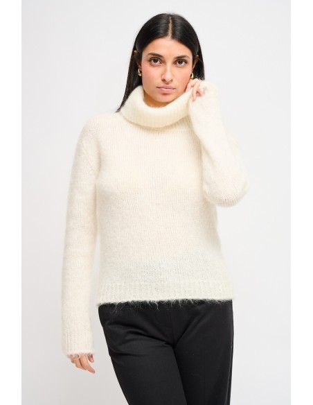Cropped coltrui van mohair Maryley