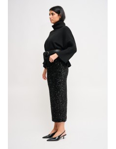 Midi-paillettenrok van Maryley 2