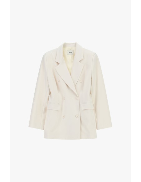 Dixie blazer met dubbele rij knopen en paspelzakken