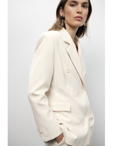 Dixie blazer met dubbele rij knopen en paspelzakken